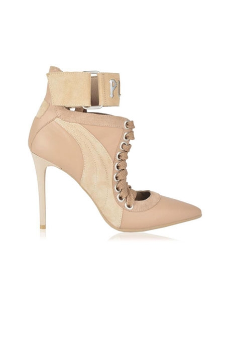 FENTY PUMA BY RIHANNA LACE UP HEELS - sesame